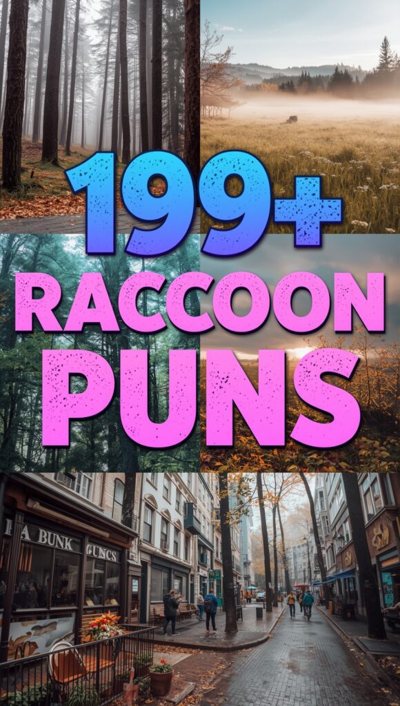 Raccoon Puns