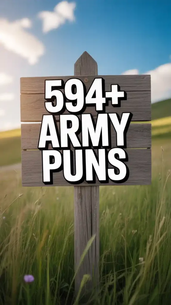 army puns