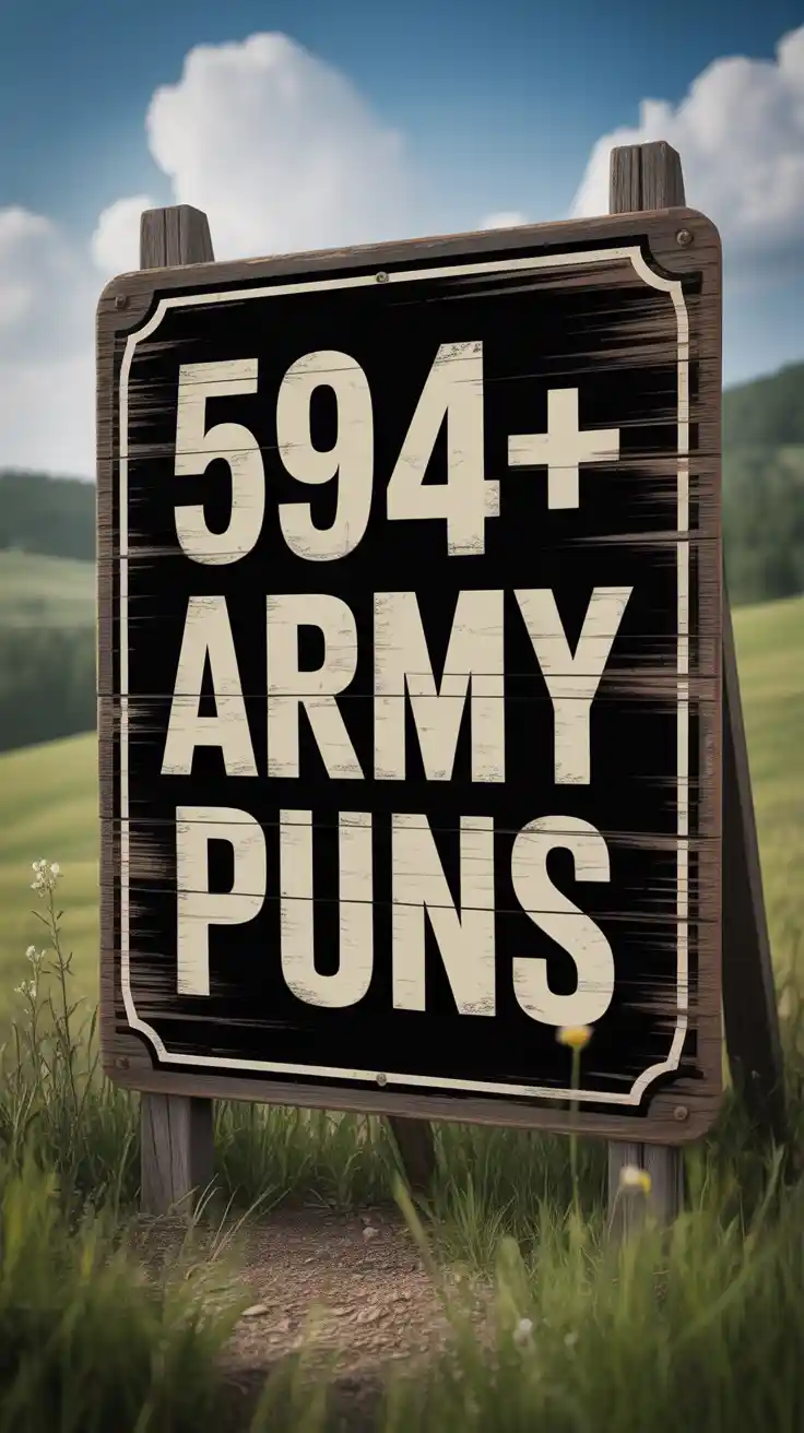 army puns