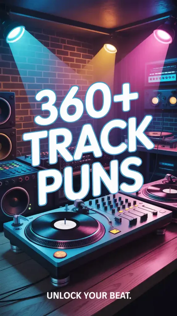 track puns