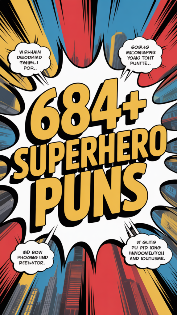 684+ Superhero Puns