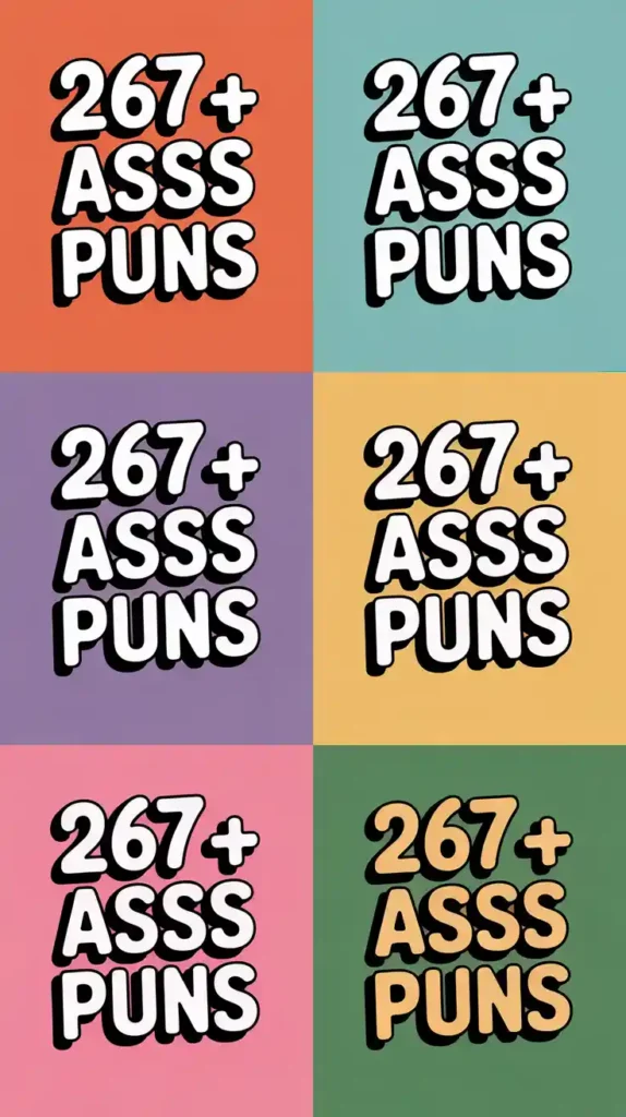 Ass Puns