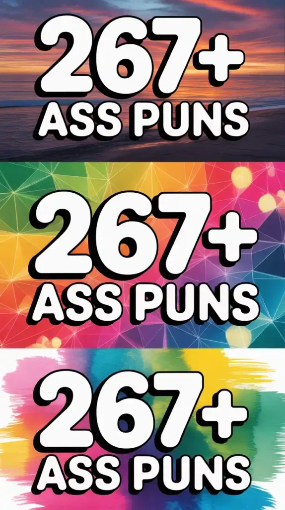 Ass Puns