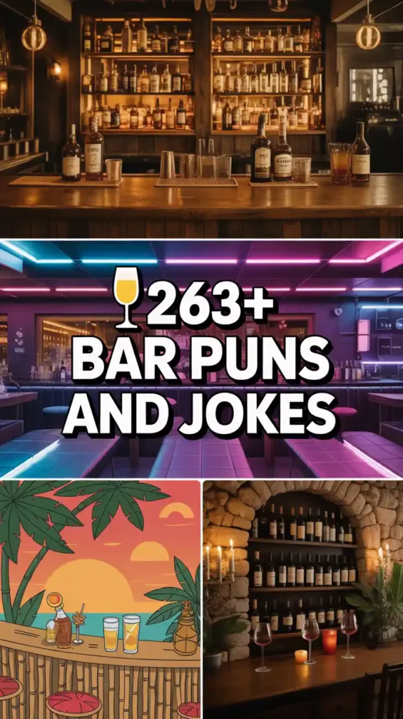 Bar Puns and Jokes