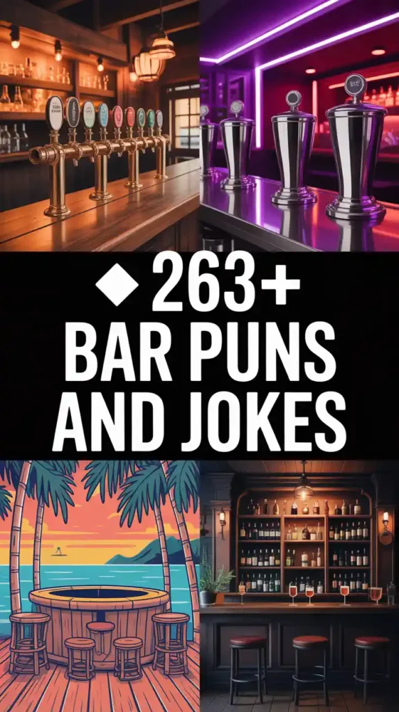 Bar Puns and Jokes