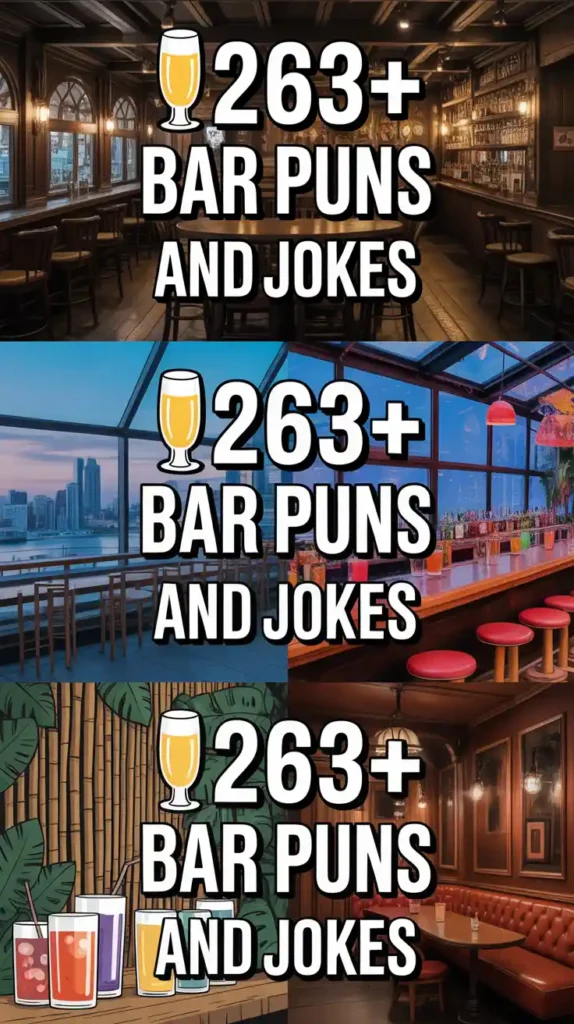 Bar Puns and Jokes