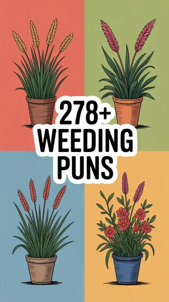 Weeding Puns