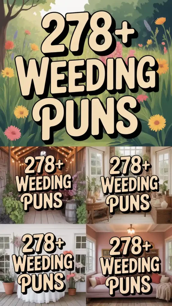 Weeding Puns