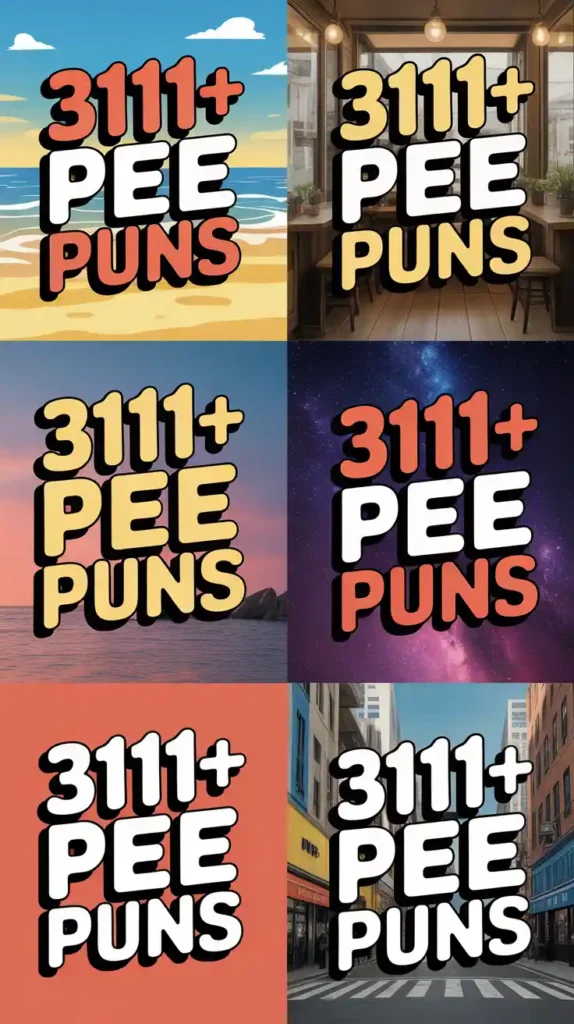 Pee Puns