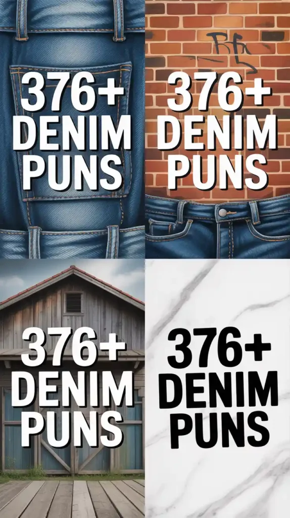 Denim Puns