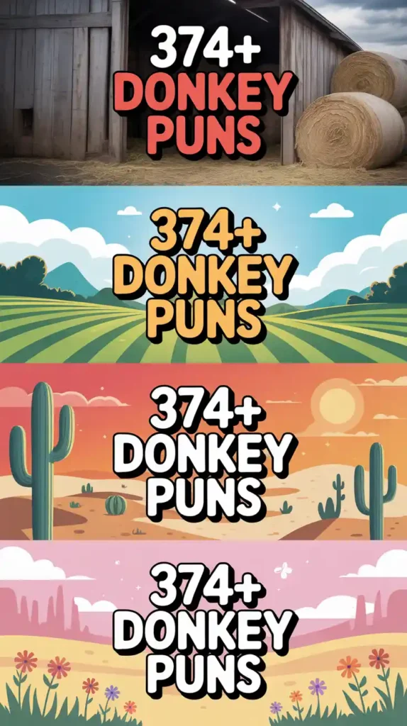 Donkey Puns