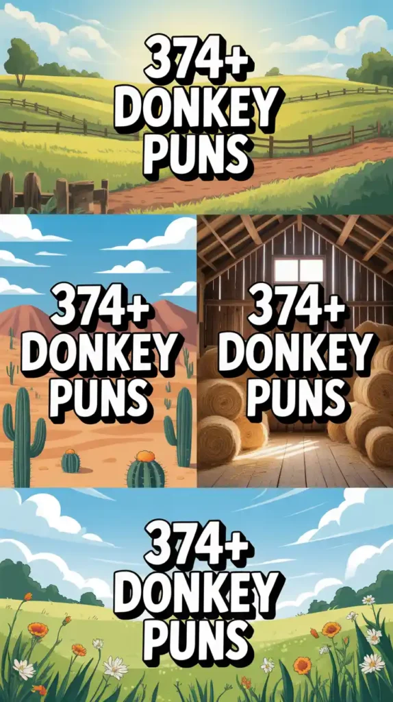 Donkey Puns