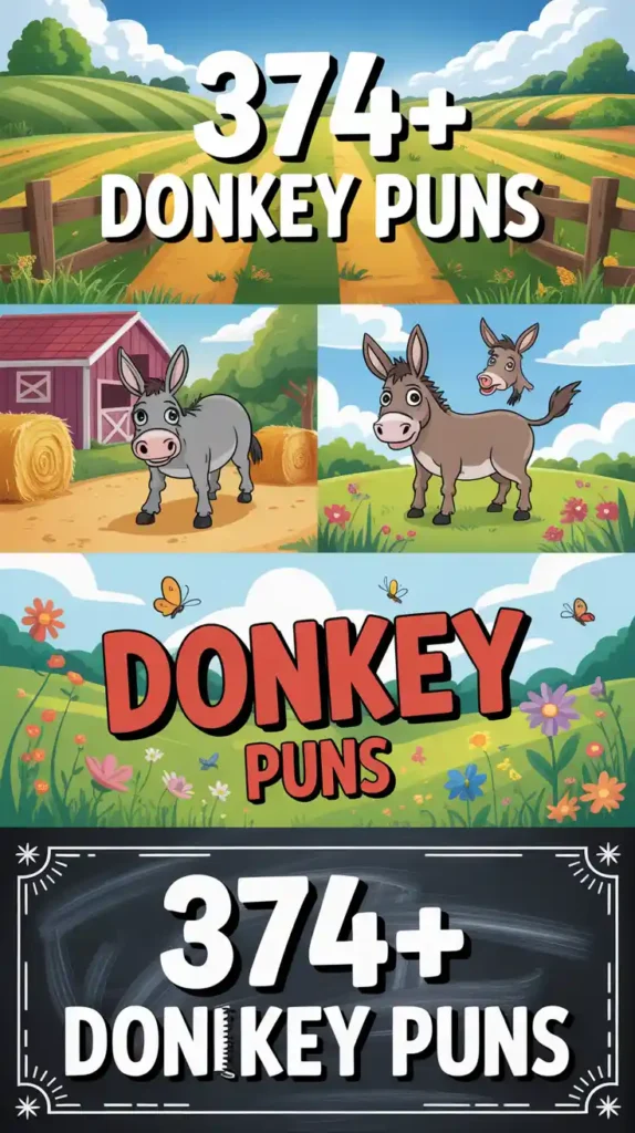 Donkey Puns