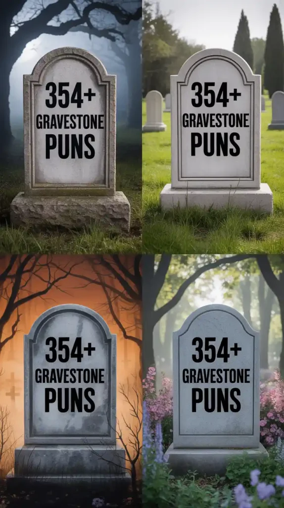 Gravestone Puns