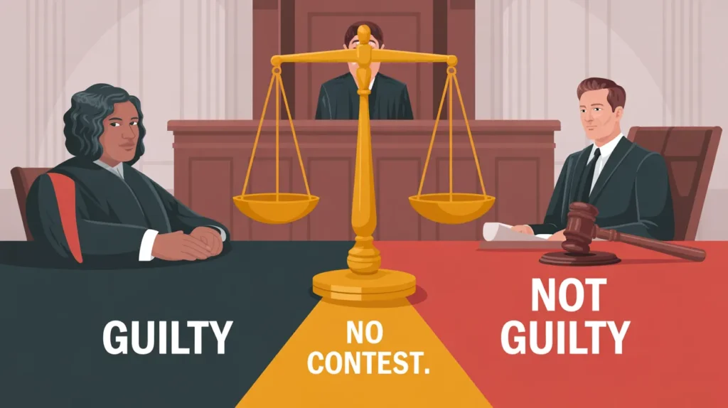 difference between guilty and no contest