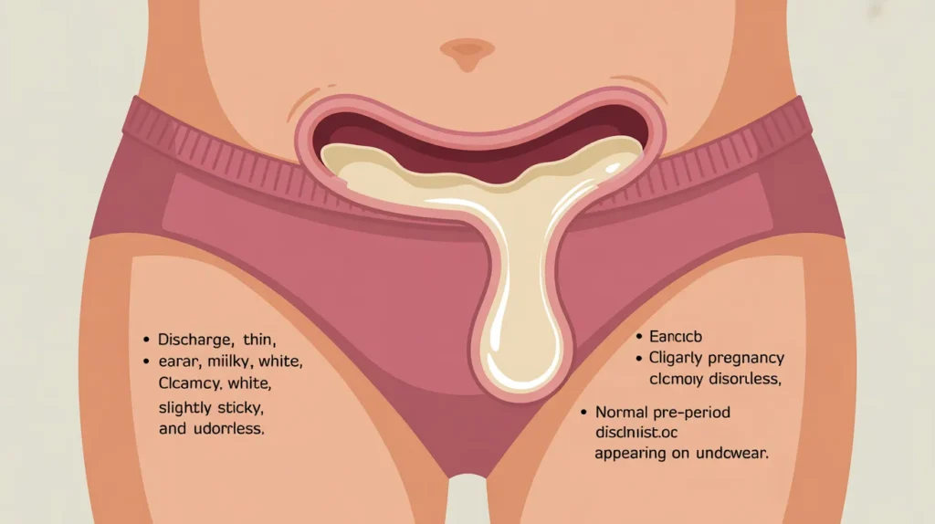 what does discharge look like in early pregnancy