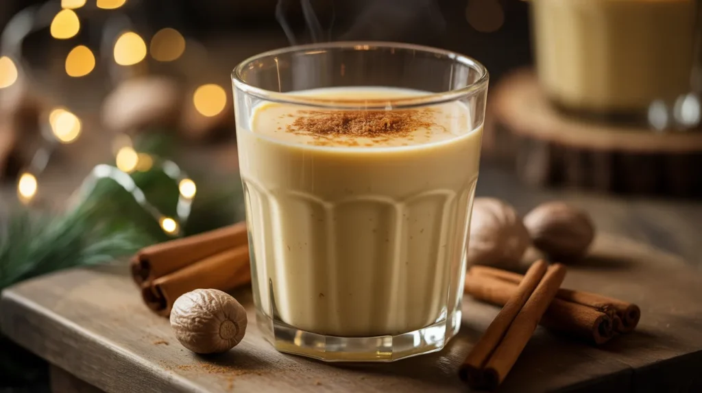 what does egg nog taste like