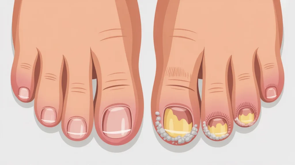 what does nail fungus look like